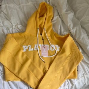 Playboy x Missguided Cropped Sweatshirt